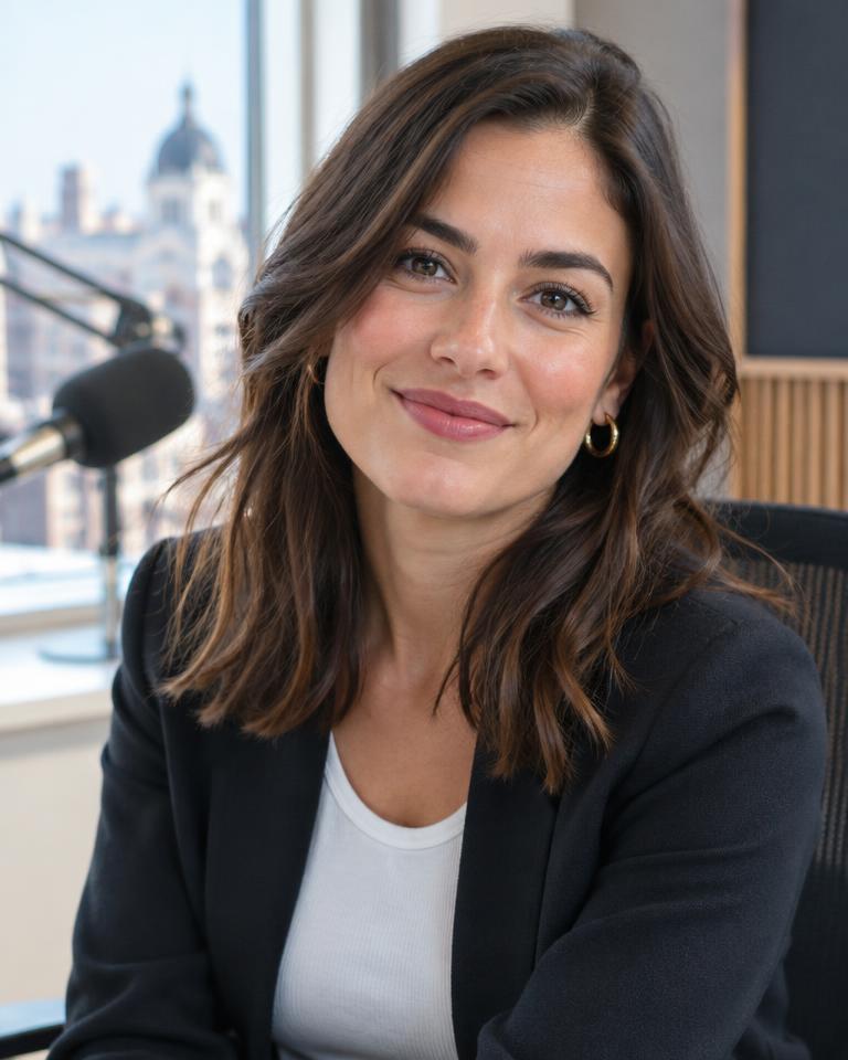 Lucía, Radio host from Madrid